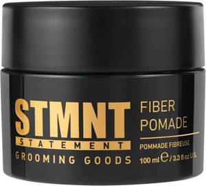 lot 59782 image: STMNT Grooming Goods Fiber Pomade, 3.38 oz  Semi-Matte Finish  Strong Control  Easy To Wash Out - Retail $25