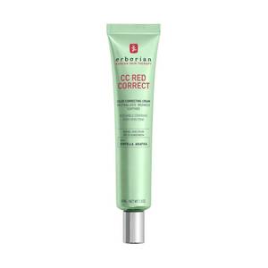 lot 59792 image: Erborian CC Red Correct - Skincare-First Green Color Corrector with Centella Asiatica, Illuminating Color Corrector with Redness Coverage & SPF 25 - Cica, Korean Skincare, 1.5 Oz - Retail $46