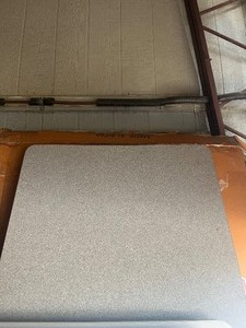 lot 56 image: Light Grey 96 x 36 Steel Legd Folding Table - Great for Events & Temporary table needs - Sturdy