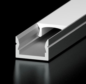 lot 135 image: DiodeLED A3 48 Mounting Channel Bundle - Architectural Frosted Lens - Aluminum - Under Cabinet Bar Etc lighting