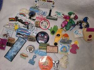 lot 1507 image: Mixed Novelty Souvenir &amp Travel Collectible Lot Mixed Medals Ornaments Badges