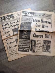 lot 3006 image: The National Tattler  National Insider Tabloid Magazine Lot September 1972