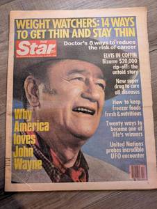 lot 3010 image: The Star Magazine April 25 1978 - John Wayne Cover