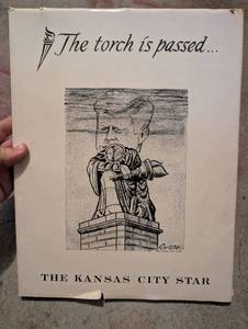lot 3053 image: The Torch is Passed Kansas City Star Associated Press Death of President Book