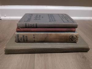 lot 3066 image: Lot of 4 Books Food and Life, Marked Trails for Girls, and others