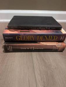 lot 3068 image: Lot of 3 Books The Caine Mutiny Court-Martial, Glory Denied, This Is America