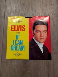 lot 3201 image: RCA Victor Elvis Presley 45 RPM Single If I Can Dream 47-9670