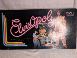 lot 3501 image: Elvis Presley The Rock n Roll Game of Fortune &amp Fame Board Game&nbsp