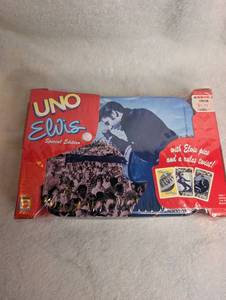 lot 3503 image: Mattel UNO Elvis Special Edition Card Game&nbsp
