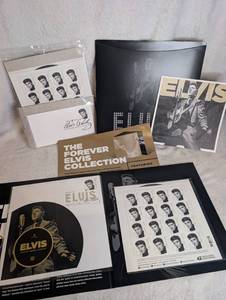lot 5015 image: The Forever Elvis Collection USPS Commemorative Stamp Set Music Icons 2015