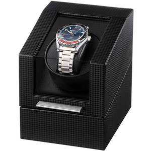 lot 553 image: MISSING CORD ProCase Watch Winder for Automatic Watches, Single Automatic Watch Winder Rotator Shaker Box with Quiet Motor and Flexible Pillow, Rotating Watches Case Gifts for Men Women -1 Slot - Retail $26