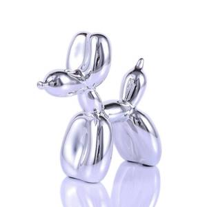 lot 564 image: XIAOMAGG Silver Balloon Dog Decor,Balloon Animal Decor,Shelf Decor Preppy Room Decor,Cute Statue Home Decor, Bedroom Modern Sculpture Desk Decor,Office Gold Decorations Small Figurines - Retail $615