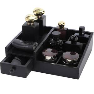 lot 572 image: Bathroom Counter Organizer, Cologne Organizer for Men, Desk Storage - Retail $25