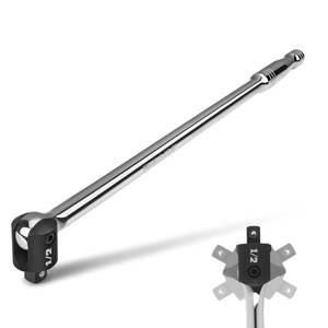 lot 593 image: DURATECH 12 Drive 17.5-Inch Heavy Duty Breaker Bar with 240° Flex Head - Retail $49
