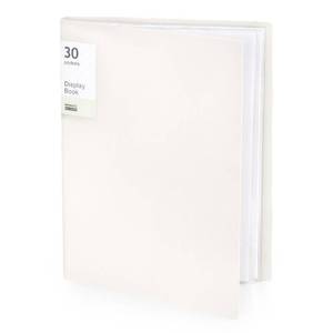 lot 605 image: MINT NOT WHITE Tamaki Binder with Plastic Sleeves for A4 Size, 30 Pocket, 1 Pack - Retail $6