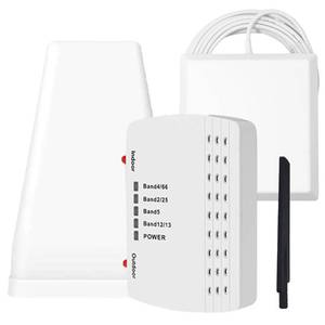 lot 610 image: Cell Phone Booster for Home Office  2 Inside Antennas Boosts 5G & 4G LTE  Cell Phone Signal Booster for All U.S. Carriers Up to 8100 Sq.Ft  FCC Approved - Retail $149