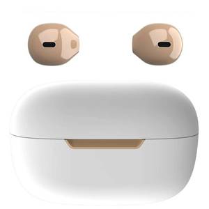 lot 615 image: eleror Invisible Mini Wireless Bluetooth Earbuds, Small Semi in-Ear Earbuds for Work & Daily Use, Touch Control, Lightweight for Music & Audiobooks - Retail $25