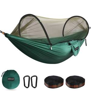 lot 619 image: Chihee Ultra-Light Travel Camping Hammock Pop-up Net 660lbs Load Capacity - Retail $27