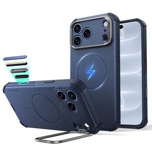 lot 710 image: ESR Cyber Tough for iPhone 18 Pro Max17 Pro Max Case with Flex Stand - Retail $27
