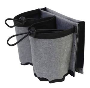 lot 746 image: Luggage Cup Holder, Travel Gear, Drink Carrier Hold Two Coffee MugsFits Roll On Suitcase Handles, Travel Accessories, Luggage Cup Holder for Suitcases, Travel Must Haves, Traveling Essentials - Retail $0