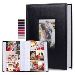 lot 749 image: RECUTMS Photo Album 4x6 Pictures 300 Pockets with Writing Space Memory Book - Retail $20