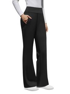 lot 786 image: DLOODA Womens High Waist Dress Pants Stretchy Business Casual Work Pants Small - Retail $20