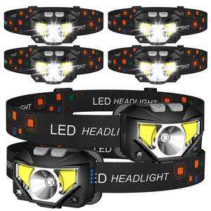 lot 795 image: LHKNL 6X Headlamp Flashlight, Lumen Bright Head Lamps LED Rechargeable Camping - Retail $58