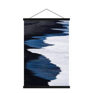 lot 828 image: Ywlake Magnetic Poster Hanger, 12x18 12x16 12x24 Poster Frame Wood Wooden Magnet Print Posters Dowel Scroll Hanger Hangers Hanging Kit for Walls Map Canvas Artwork (Black, 12) - Retail $7