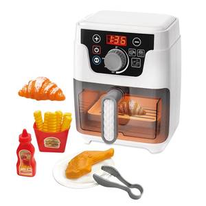 lot 906 image: Toy Air Fryer for Kids Kitchen Playset - Retail $23