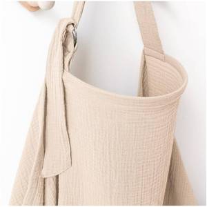 lot 909 image: MairMore 100% Muslin Cotton Nursing Cover with Arch Neckline for Women - Retail $12