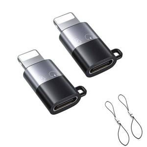 lot 937 image: iMusk 2 Pack for DJI Mic MiniDJI Mic 3 RX Phone Audio Adapters for iPhone 14 13 12 11 Connector with Two Lanyards - Retail $8