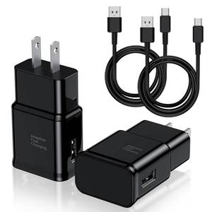 lot 944 image: Type C Charger Fast Charging, 2 Pack USB C Android Phone Charger&6ft Cables - Retail $10