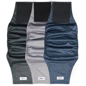 lot 946 image: Washable Dog Diapers Male Reusable, Premium Belly Bands for Male Dogs Small, Pack of 3, High Absorbing Small Male Dog Pee Wraps for Doggie in Incontinence or Excitable Urination and Training(S) - Retail $9
