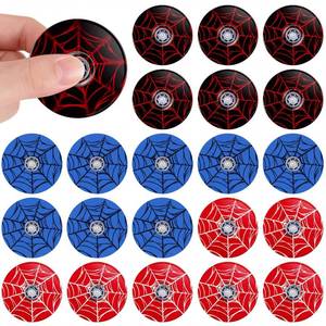lot 1042 image: Hungdao 24 Pcs Spider Web Party Favors, Spider Web Spinners, Birthday Toys - Retail $9