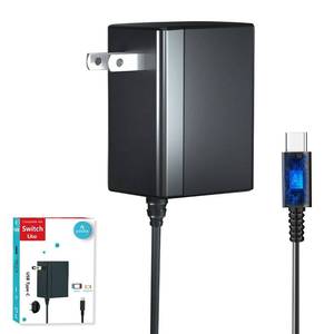 lot 1054 image: Charger for Nintendo Switch AC Power Supply Adapter with 5FT Charging Cable - Retail $12