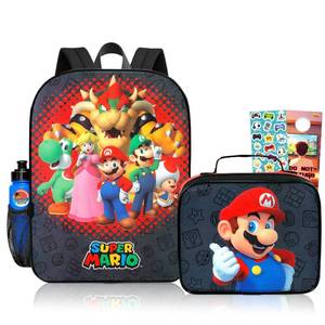 lot 1059 image: BACKPACK AND LUNCHBOX ONLY Super Mario Backpack with Lunchbox Set for Boys School  - Retail $29