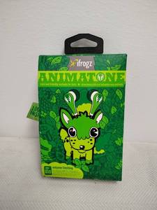lot 25 image: ifrogz Animatone Kids Earbuds Green 85dB Volume Limiting