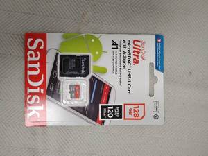 lot 51 image: SanDisk Ultra microSDXC UHS-I Card 128GB with Adapter A1