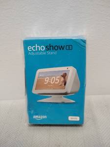 lot 154 image: Amazon Echo Show 5 Adjustable Stand White