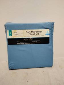 lot 161 image: Mainstays Soft Microfiber Sheet Set Twin 3 Pieces