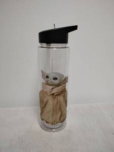 lot 178 image: Baby Yoda PhotoReal Water Bottle 24 oz