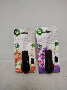 lot 179 image: Air Wick Essential Mist Fragrance Refill 2-Pack Peony Jasmine Lavender Almond