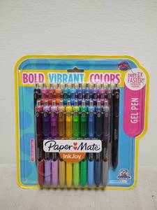 lot 185 image: Paper Mate InkJoy Gel Pen 22-Count Medium Point Assorted Colors