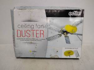 lot 190 image: Estilo Ceiling Fan Duster Extendable 27 to 47