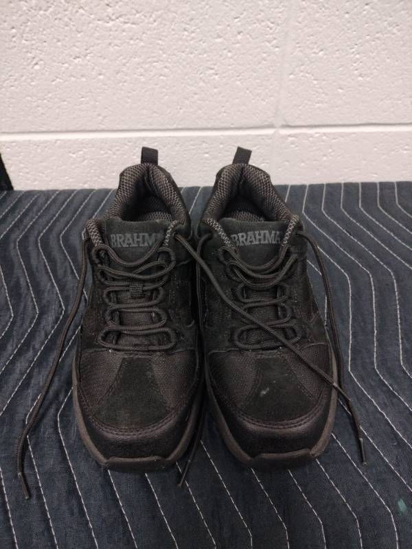 lot 25585 image: Brahma Mens Adan Steel Toe Work Shoes Size 7 Black