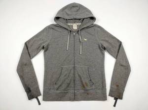 lot 4602 image: PINK Victorias Secret Zip Hoodie Gray Size S