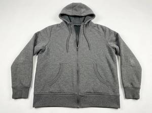 lot 4603 image: Fleece Lined Full Zip Sweatshirt Jacket Gray (L 42-44)