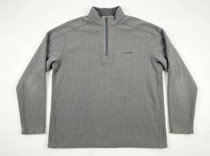 lot 4605 image: Columbia Sportswear Quarter-Zip Pullover XXL Gray