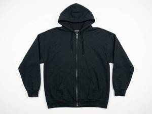 lot 4613 image: Gildan Smart Basics Full-Zip Hoodie XL Black