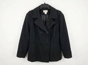 lot 4615 image: St. Johns Bay 1X Double-Breasted Wool Blend Blazer